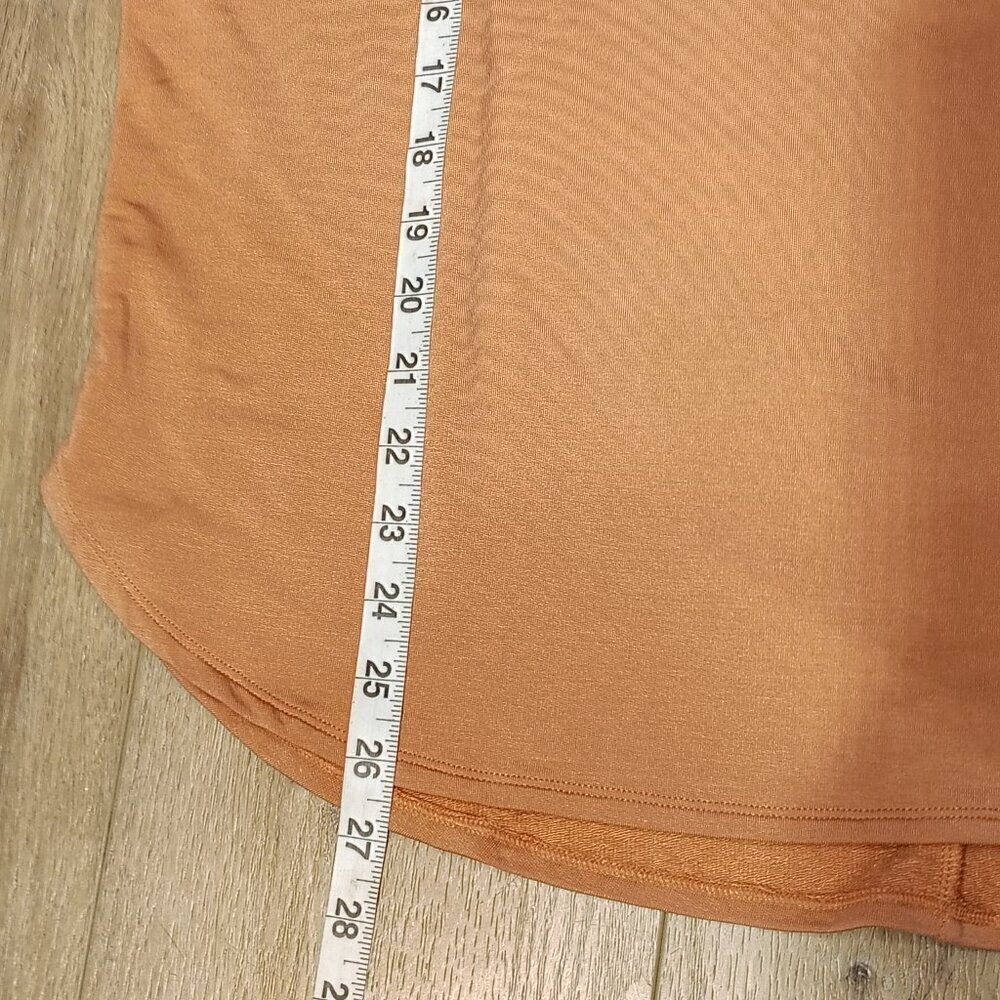 TRUE & CO WOMENS MED BLUSH SLOUCH TOP BUTTERY SOFT - Picture 6 of 8